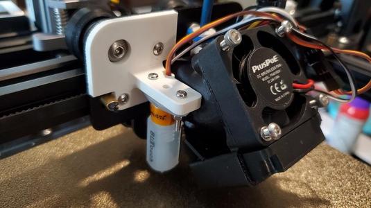BL-Touch mount bracket for use with eB Fan Shroud