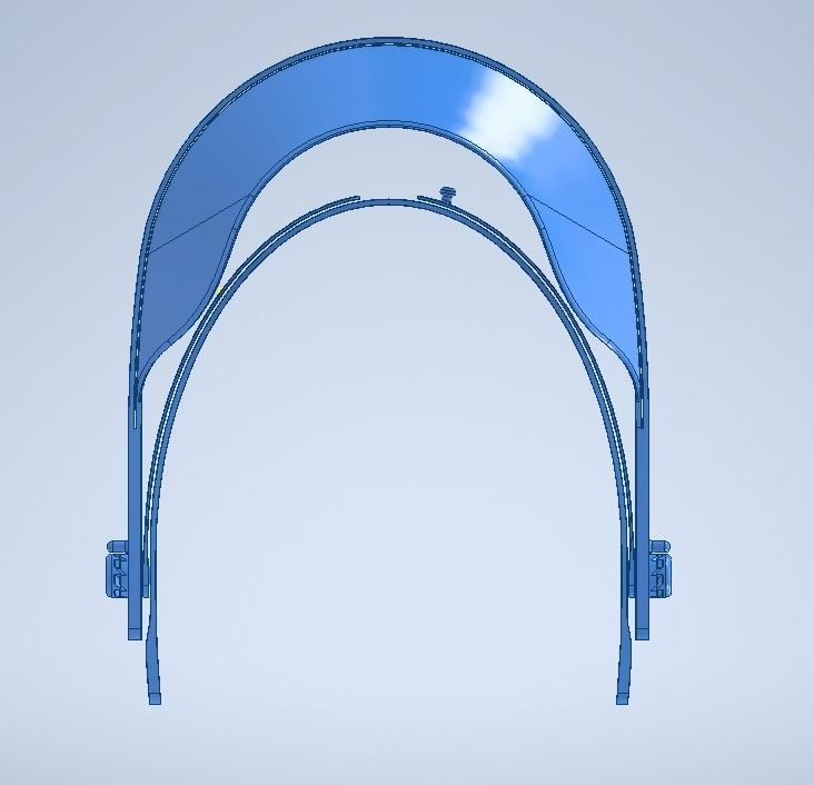 Visera covid elevable M larga