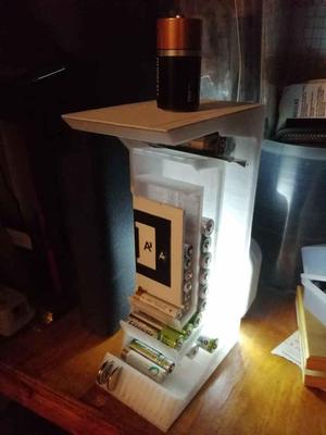Vertical Battery Organizer AA AAA