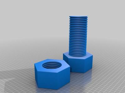 Screw and Nut M60X5.5