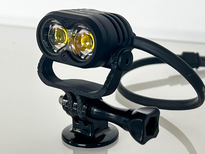 Lupine Piko Bike Light to GoPro Mount Adapter for Helmet or Handlebars