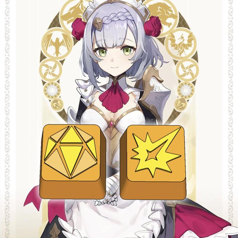 Genshin Impact Keycaps: Noelle