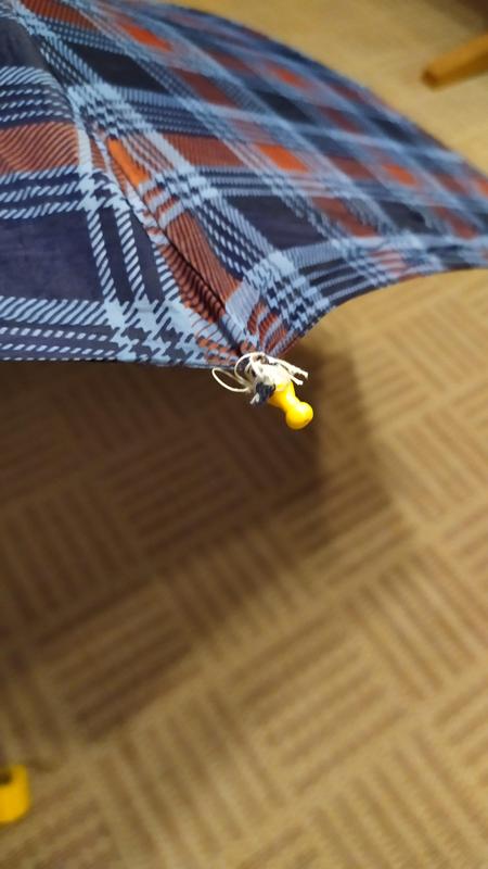 Dáždnik - ukončenie