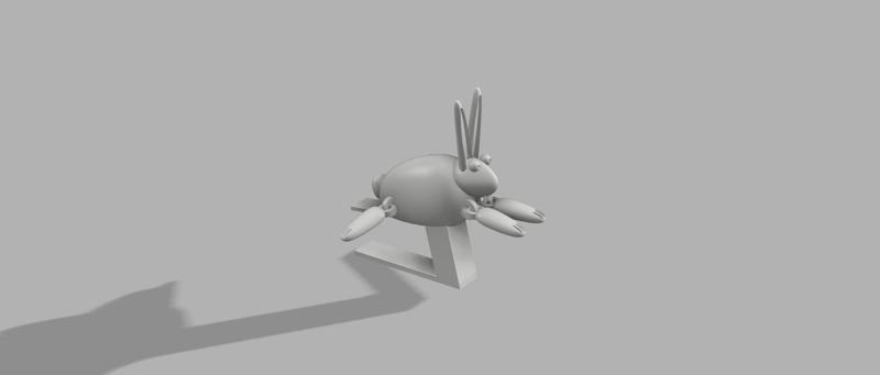 Jumping crazy rabbit (flexi parts)