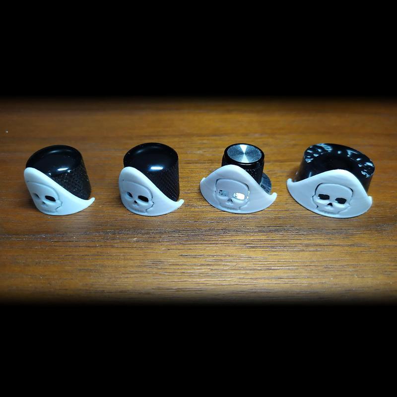 🎸 Knob Guard V2 - SKULL - Knob guard for electric guitar