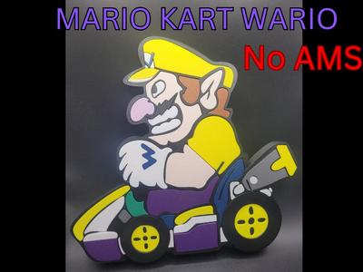 Wario 2D Wall Art – Mario Kart & Super Mario Decor