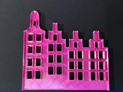Apartments tenement clay mold