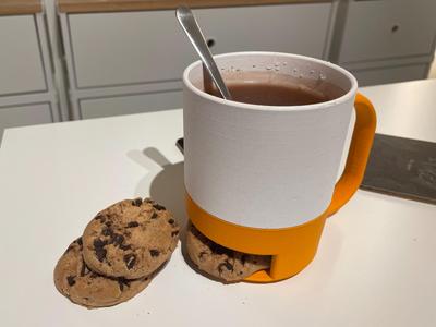 Cookie holder add-on for corcelain