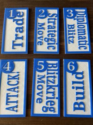 Action Cards for Attack! Board Game Makeover
