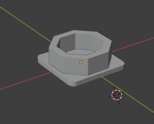 Simple Square Tube/Pipe cap 1.5" base