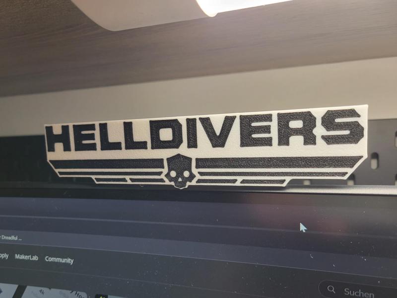 Monitor Display Decoration - Helldivers