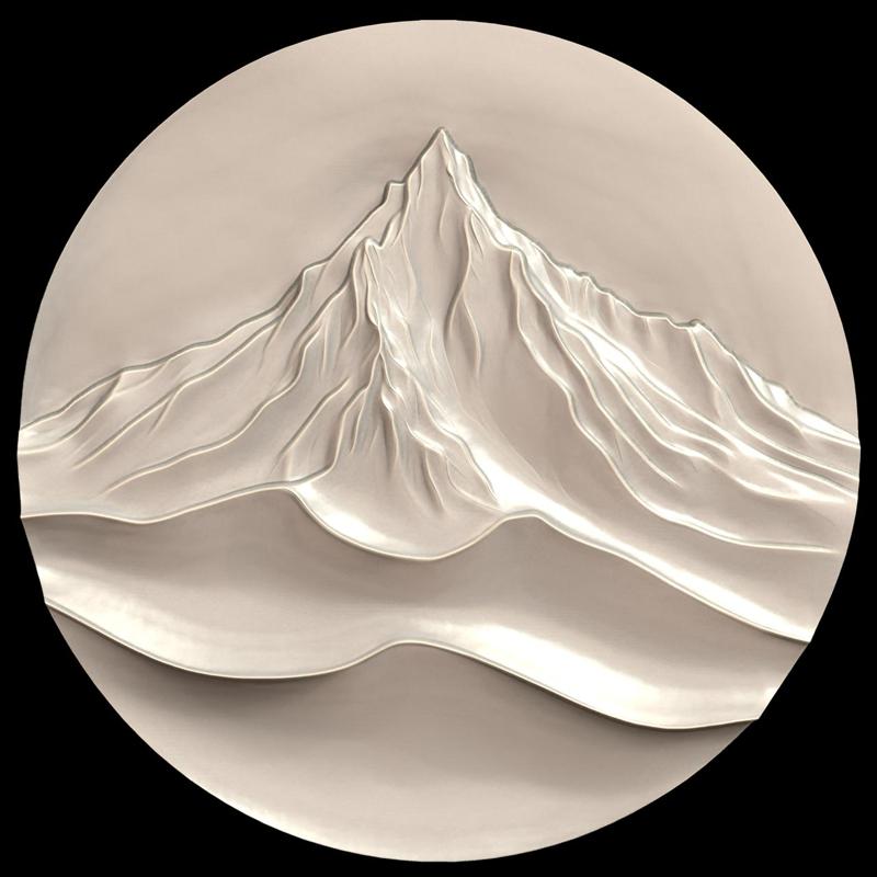 3D Model STL File for CNC Router/Laser & 3D Printer A Mountain That Changes Shape Every 100 Years