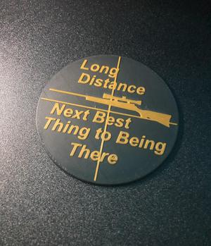 Raised Text Hunting Coaster For Dual Color