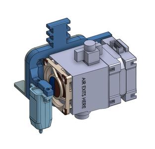 Ender 3 (pro) Hemera XS (revo and not revo) plate. No X lost. BL-Touch & Noctua 4020