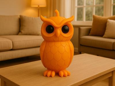 Cute Pumpkin Owl