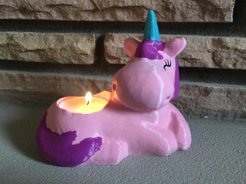 Unicorn Tea Light