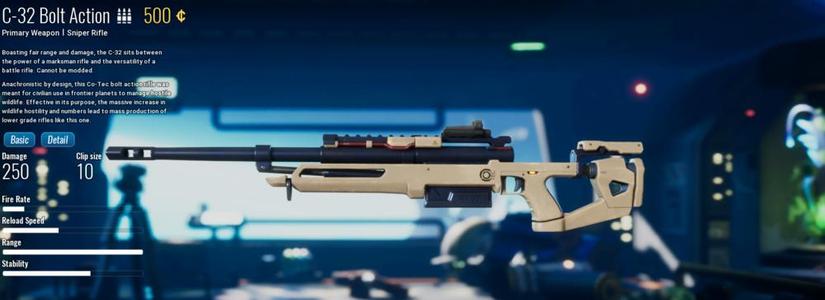 Co-Tec C-32 Bolt Action from The Cycle: Frontier