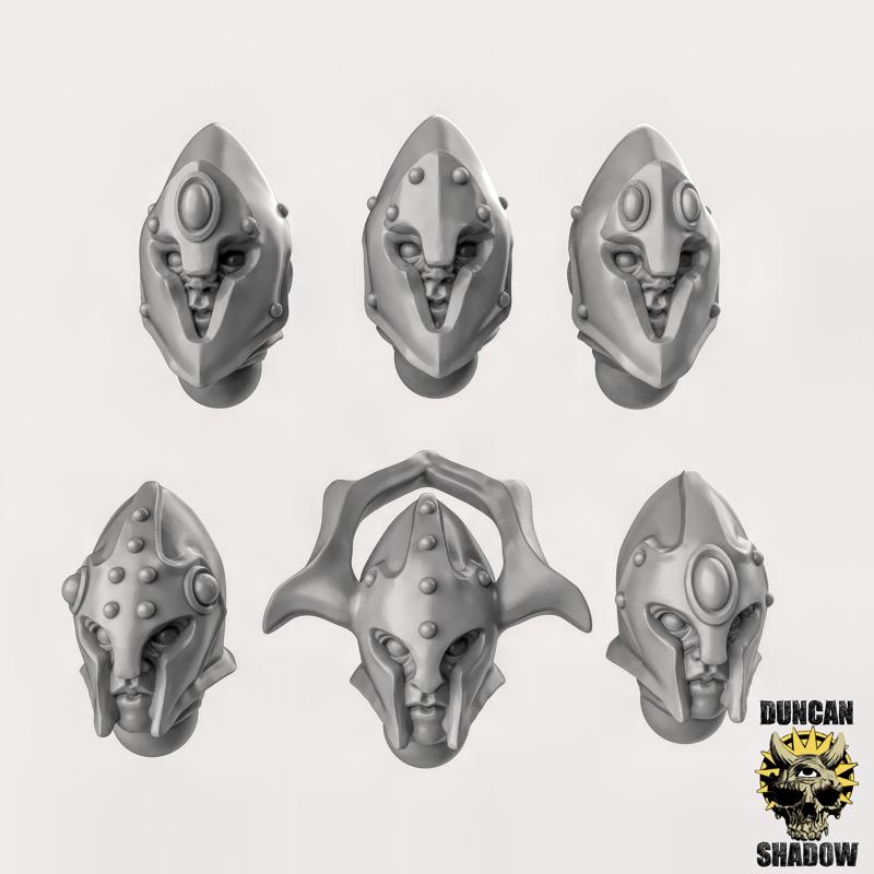 High Elf extra head set (pre supported) (S)