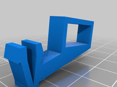 Ender 3 clip-in light holder