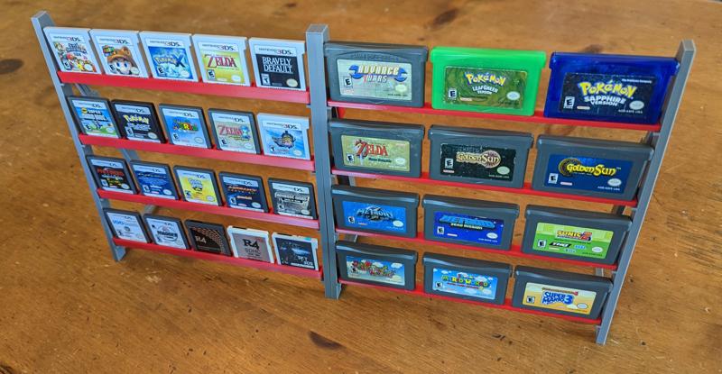 Cartridge Shelf GBA DS 3DS