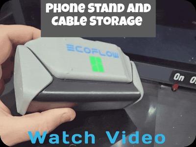 EcoFlow case Mod with Phone Stand and Storage
