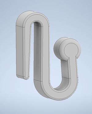 Rear hook for car seat