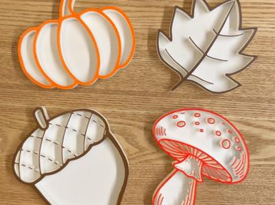 Sensory play autumn (color)