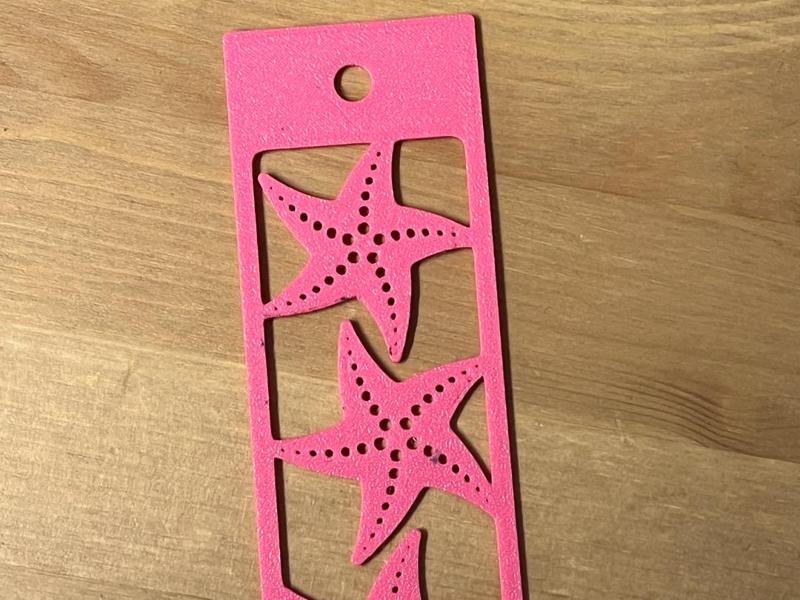starfish bookmark
