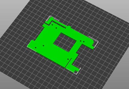Cluster Mount Plate for Pi/2.5" Drive
