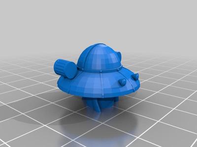 Rick and Morty ship extruder spinner -Ender 3/pro