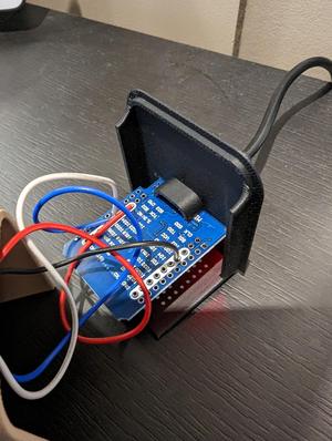 Back mount for Wemos D1 Mini with Bluetooth