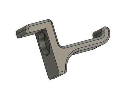 Headphone hanger with 20x5mm round magnet