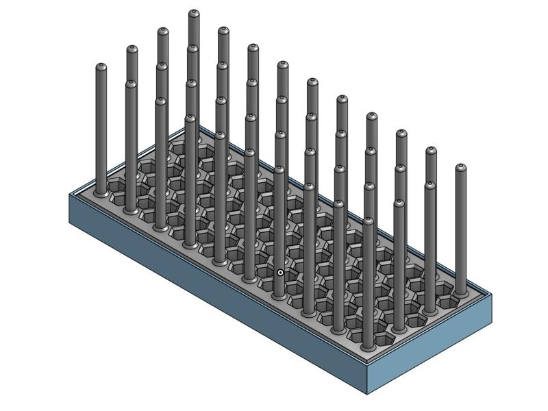 Reagent Tube Drying Rack