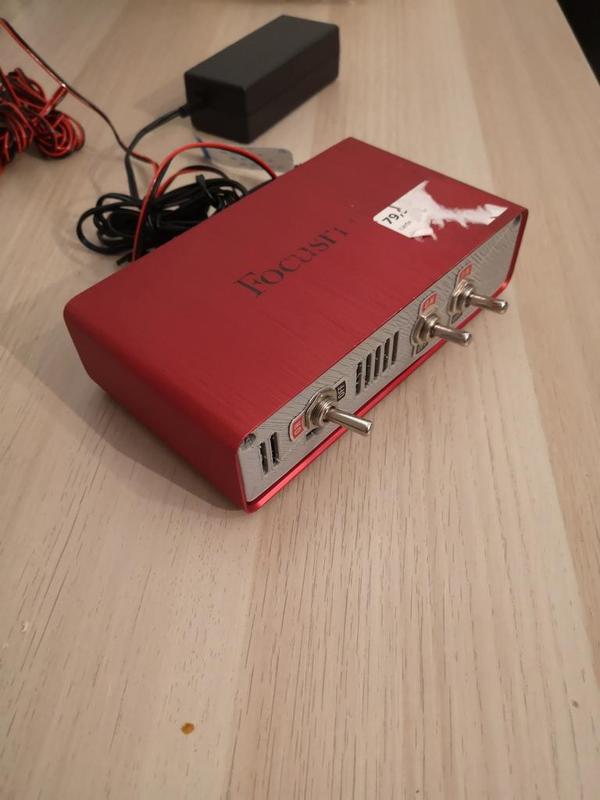 Raspberry pi 3B "UPCycling" Focusrite Scarlett 2i2 BOX