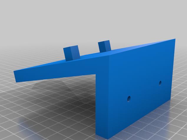 Wall mount for brick 42123 McLaren Senna