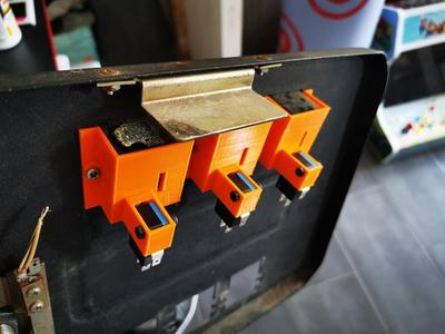 Coin button conversion to switch button