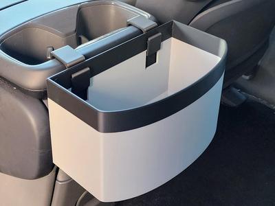 Car basket organizer for cupholders