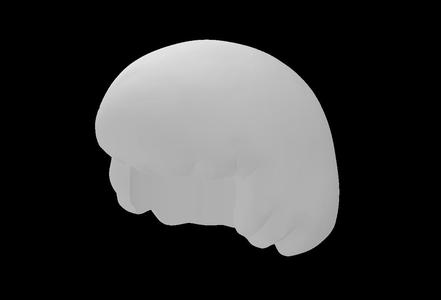 Lego Compatible (21789.dat) Minifig Hair Short with Slightly Curled Ends