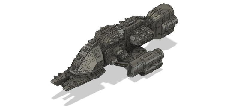 BFG - ORKS - BATTLESHIPS - MODULAR