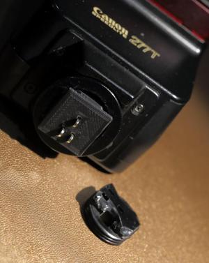 Canon Speedlite 277T hotshoe foot