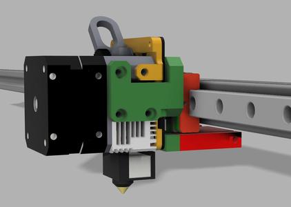 Creality Sprite/Sprite Pro Linear X Rail Mount