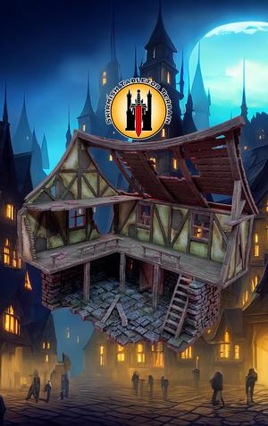 Ruined Tudor Style House 4