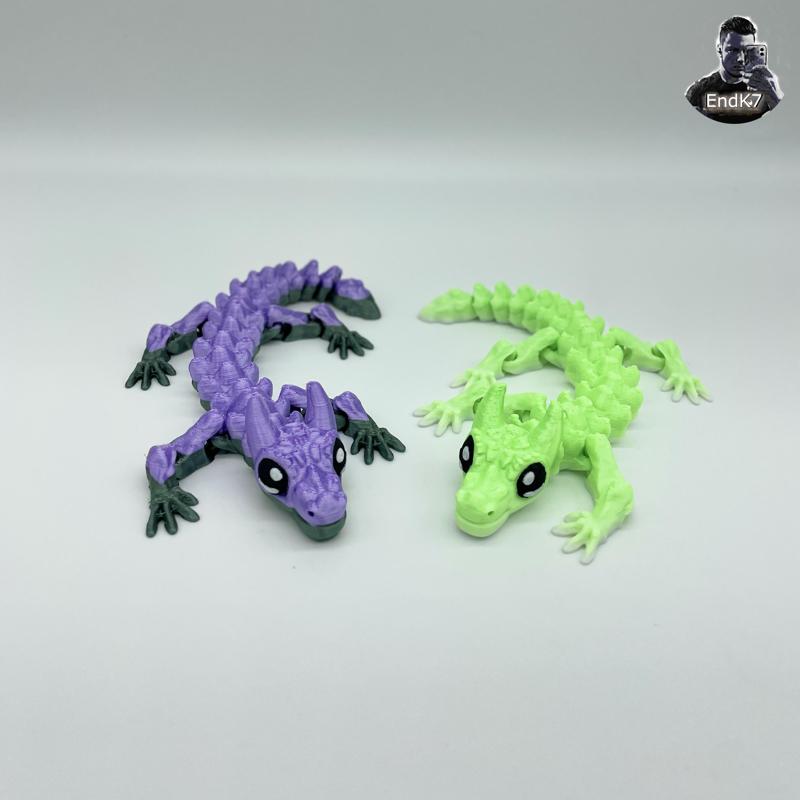 Baby Bull Dragon - Flexi - Print in Place - No Supports - Fantasy