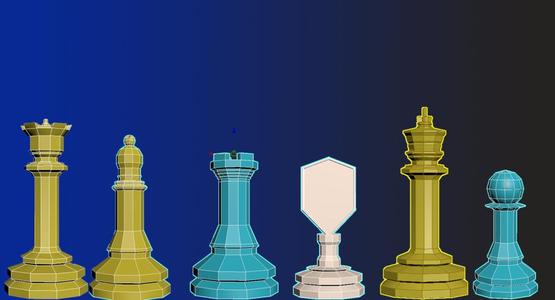 Low Poly Chess Pieces