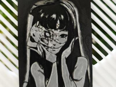 Manga Junji Ito Tomie Refrigerator Magnet Lithophane