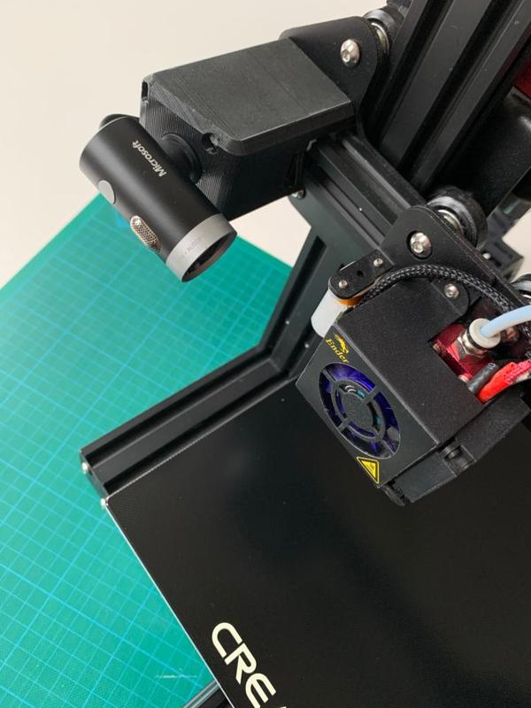 Creality Ender - X limit switch bracket MS LifeCam mount