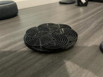 Truchet Coaster with base