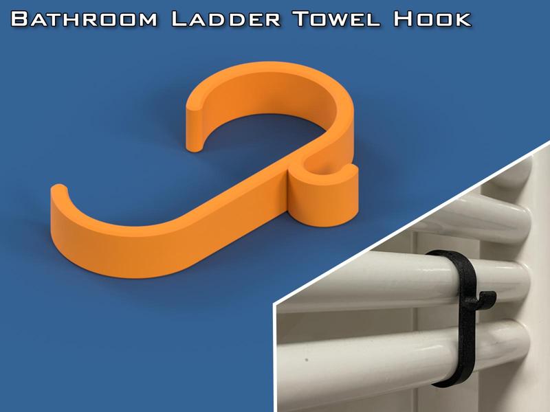 Bathroom Ladder Towel Hook