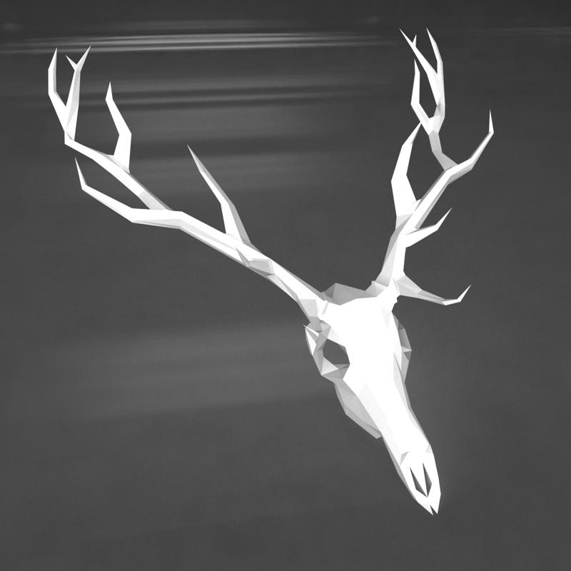 DeerTrophy low poly