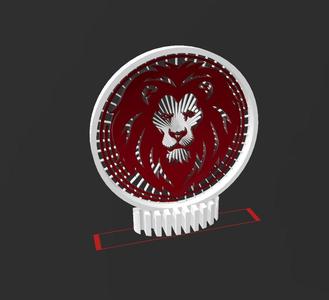 Lion - Q63 - Quick Print Gift - 2D - NO SUPPORT